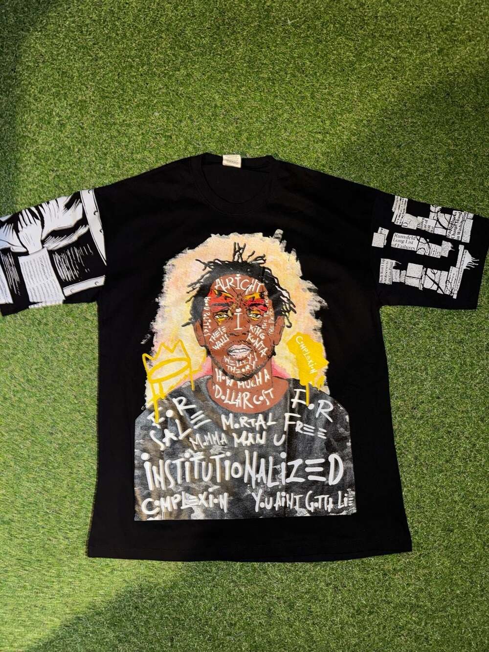 Kendrick Lamar To Pimp A Butterfly Graphic T-Shirt Black